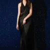 draped silhouette crystal scatter black saree silk evening wear Hammad Bespoke Official (87c) draped silhouette crystal scatter black saree silk evening wear Hammad Bespoke Official (87c)