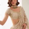 pre-draped-saree-champagne-ivory-sequin-embellishment-sweetheart-blouse-hammad-bespoke-official.webp pre draped saree champagne ivory sequin embellishment sweetheart blouse Hammad Bespoke Official