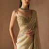 golden saree border cutdana hand embellishment sequin tissue Multan atelier bridal