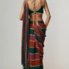 open-back-satin-blouse-mirror-work-saree-striped-georgette-teal-maroon-rust-hammad-bespoke-official.webp open-back satin blouse mirror work saree striped georgette teal maroon rust Hammad Bespoke Official